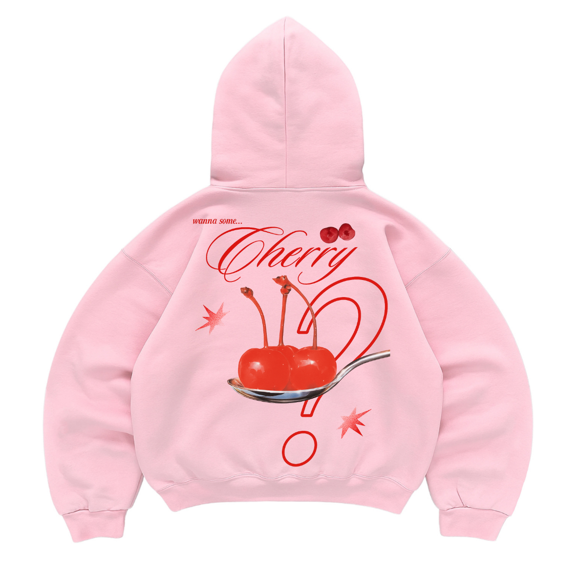 Hoodie mangas globo cherry