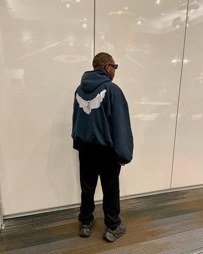 Hoodie dove mangas globo