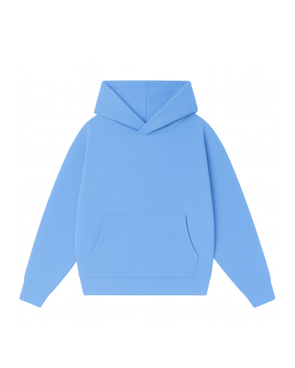 Basic celeste   - Hoodie Clásico