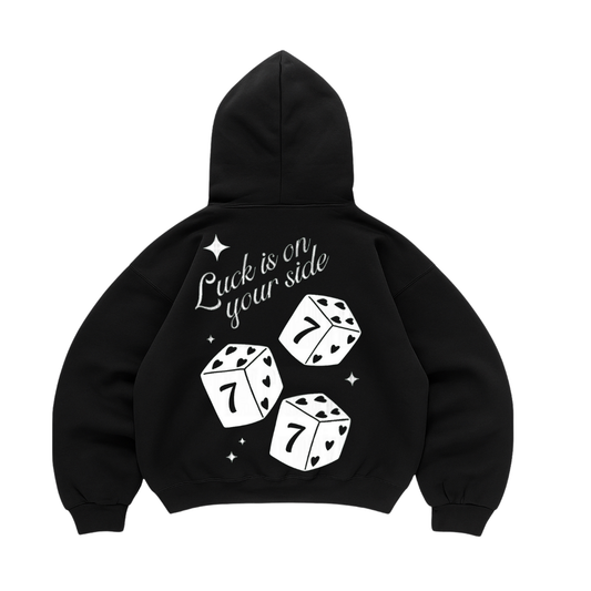 Hoodie modelo manga globo luck