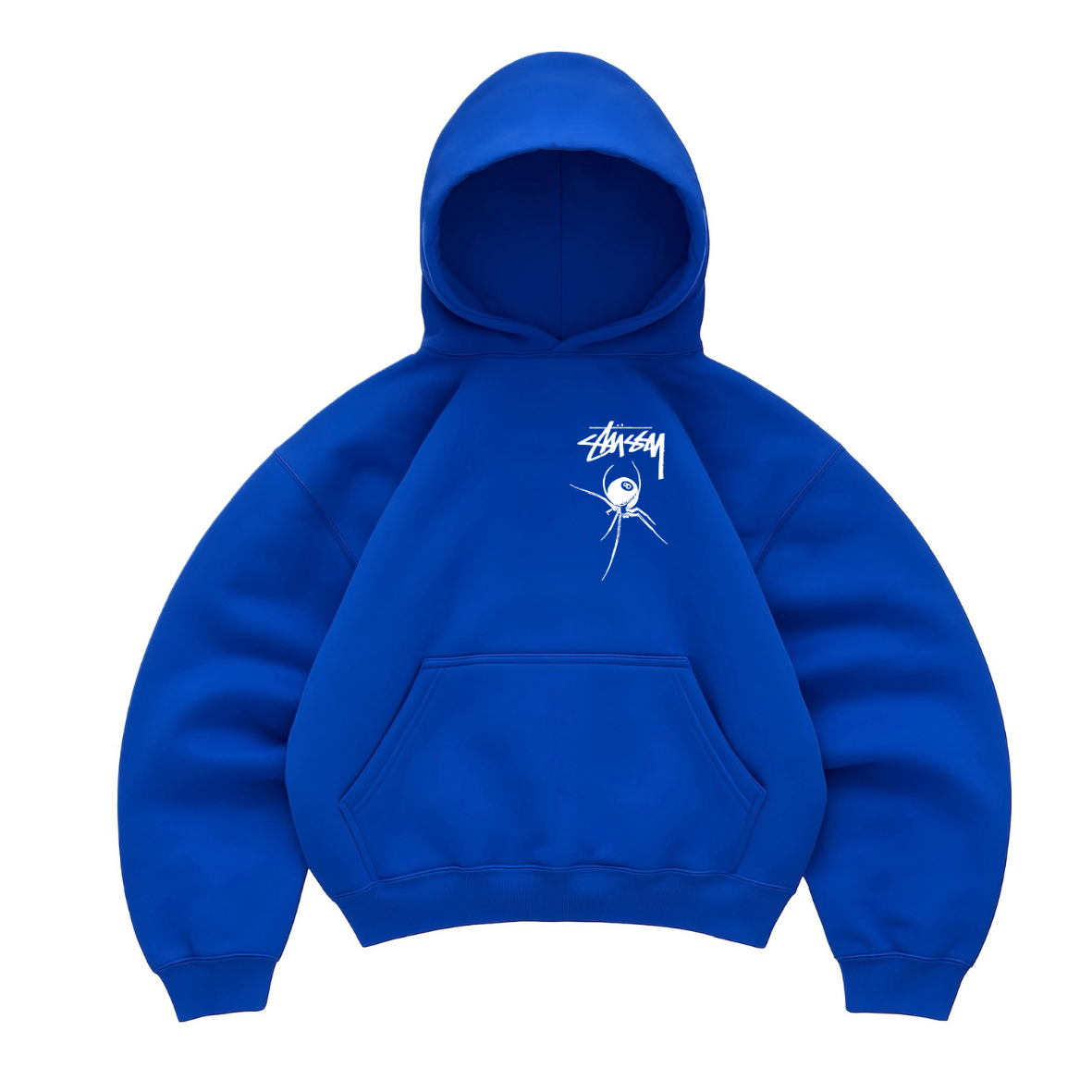 Hoodie mangas globo stussy araña