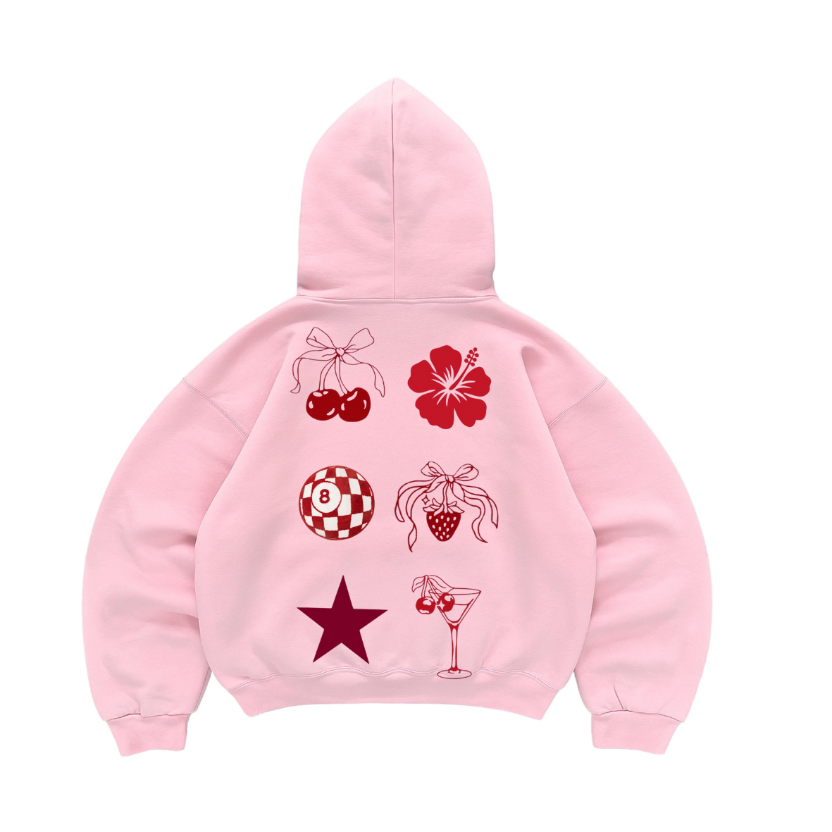 Hoodie modelo manga globo