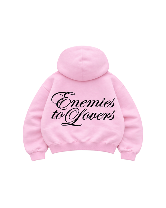 Hoodie Zip Mangas globo enemies to lovers