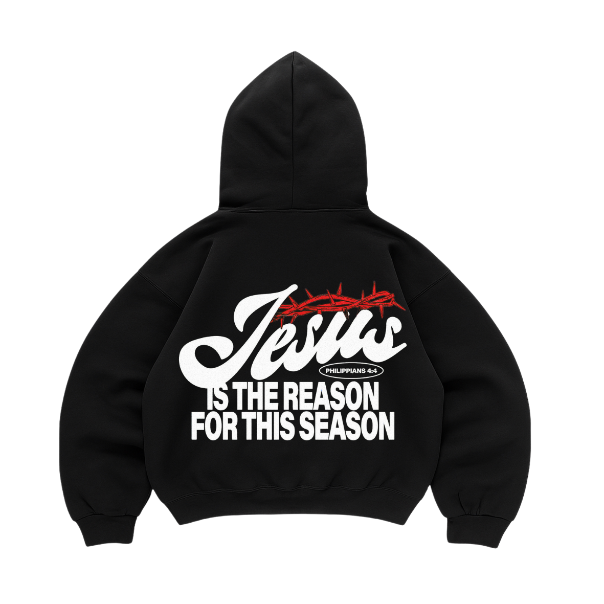 Hoodie Jesús modelo manga globo