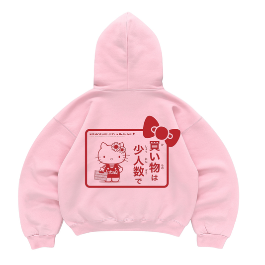 Hoodie mangas globo hello kitty