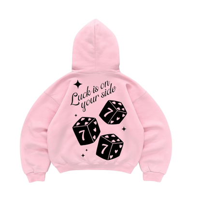 Hoodie modelo manga globo luck
