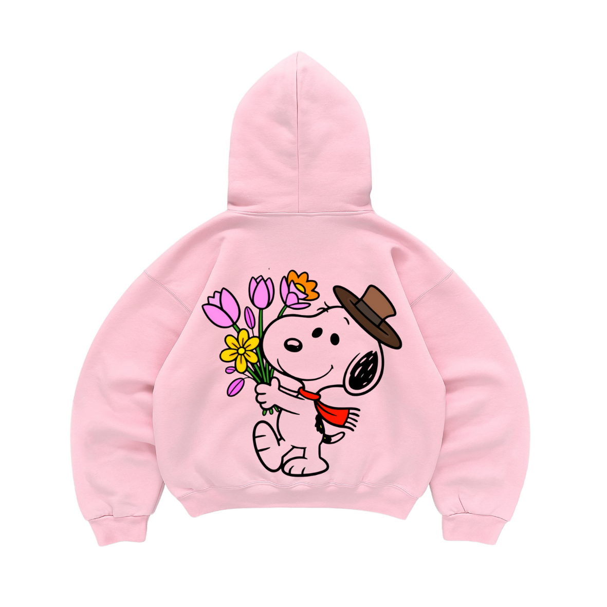 Hoodie mangas globo snoppy