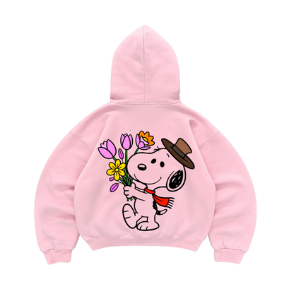 Hoodie mangas globo snoppy