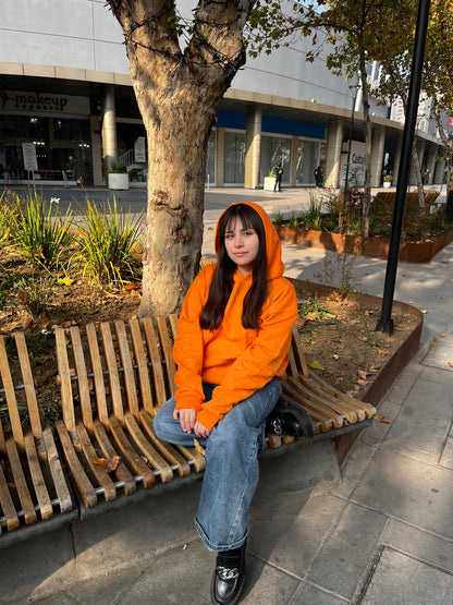 Basic Orange- Hoodie Clásico