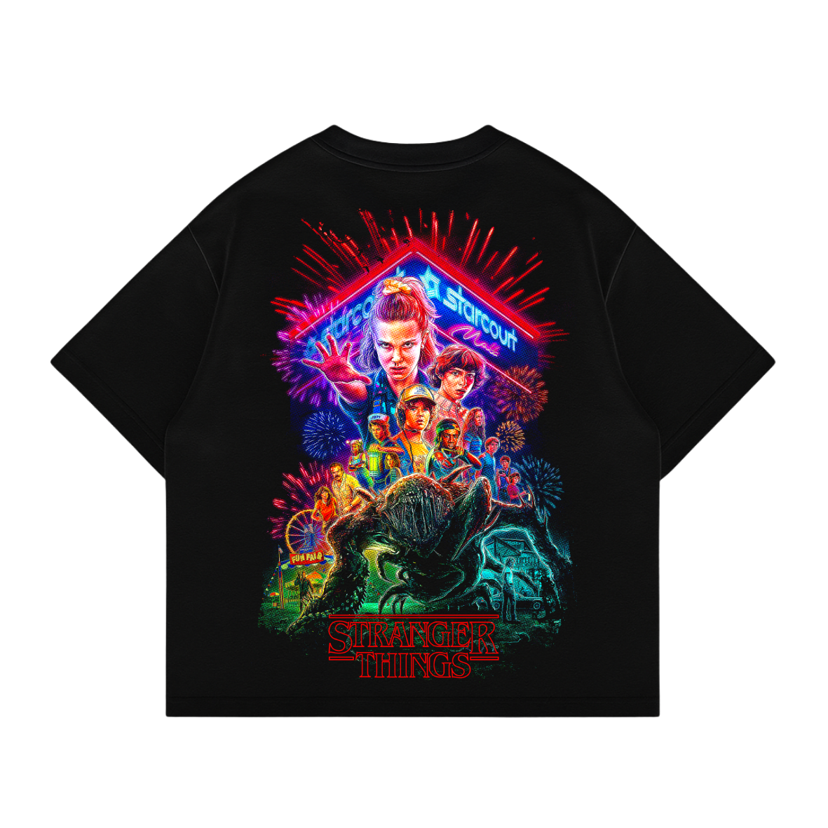 Polera boxi fit stranger things