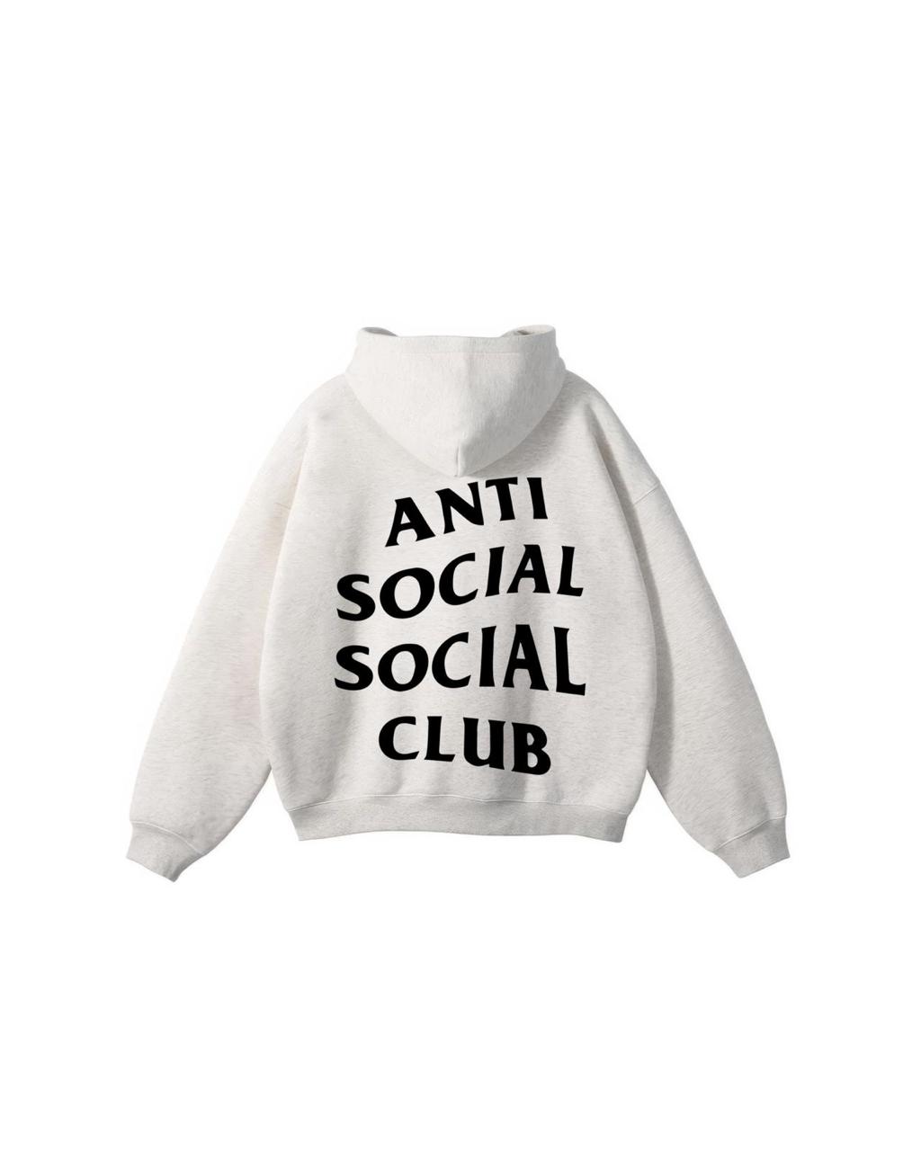 Hoodie Antisocial Club Blanco