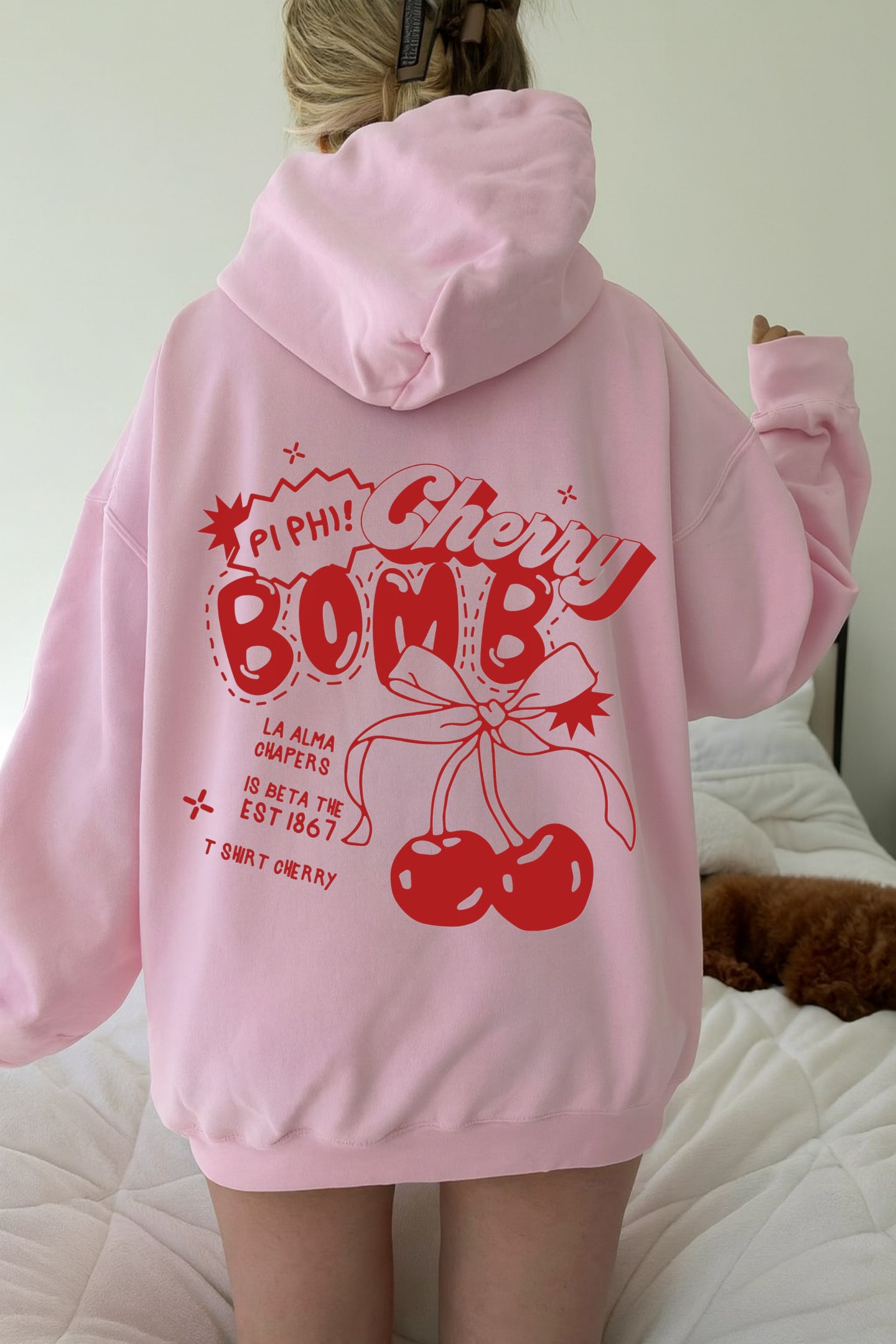 Hoodie cherry  manga globos