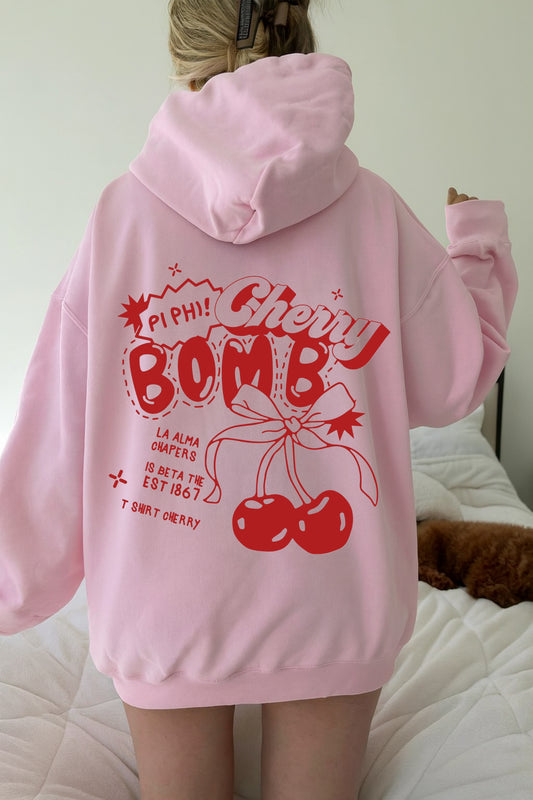 Hoodie cherry  manga globos