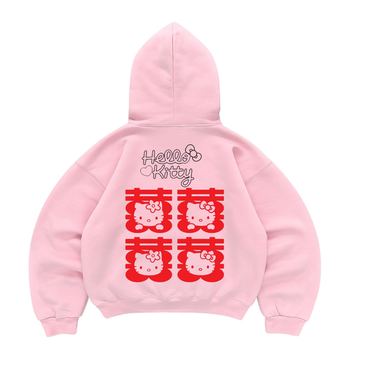 Hoodie mangas globo hello kitty