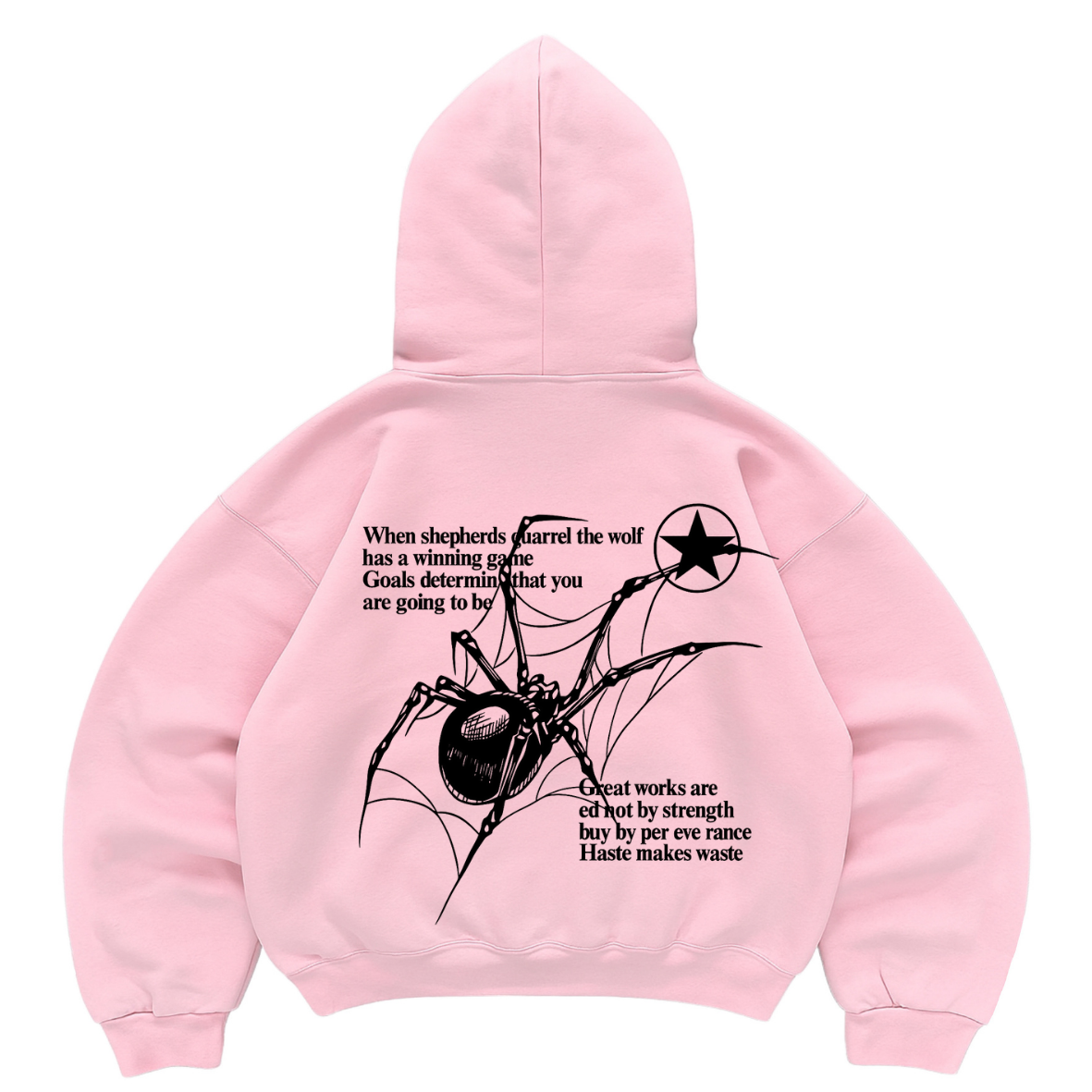 Hoodie mangas globo araña