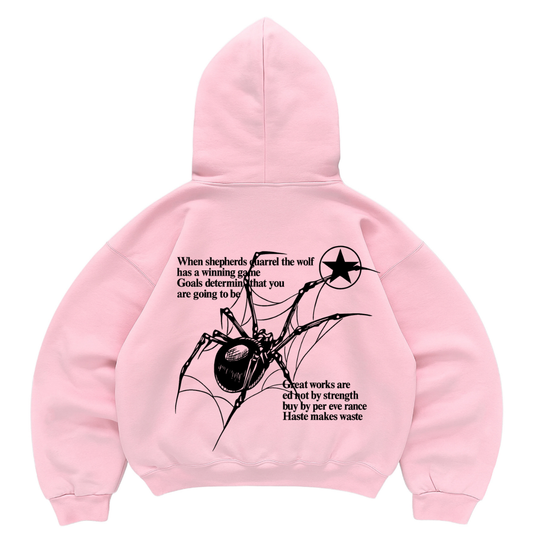 Hoodie mangas globo araña