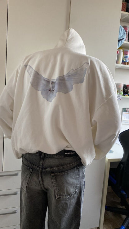 Hoodie dove  mangas globo