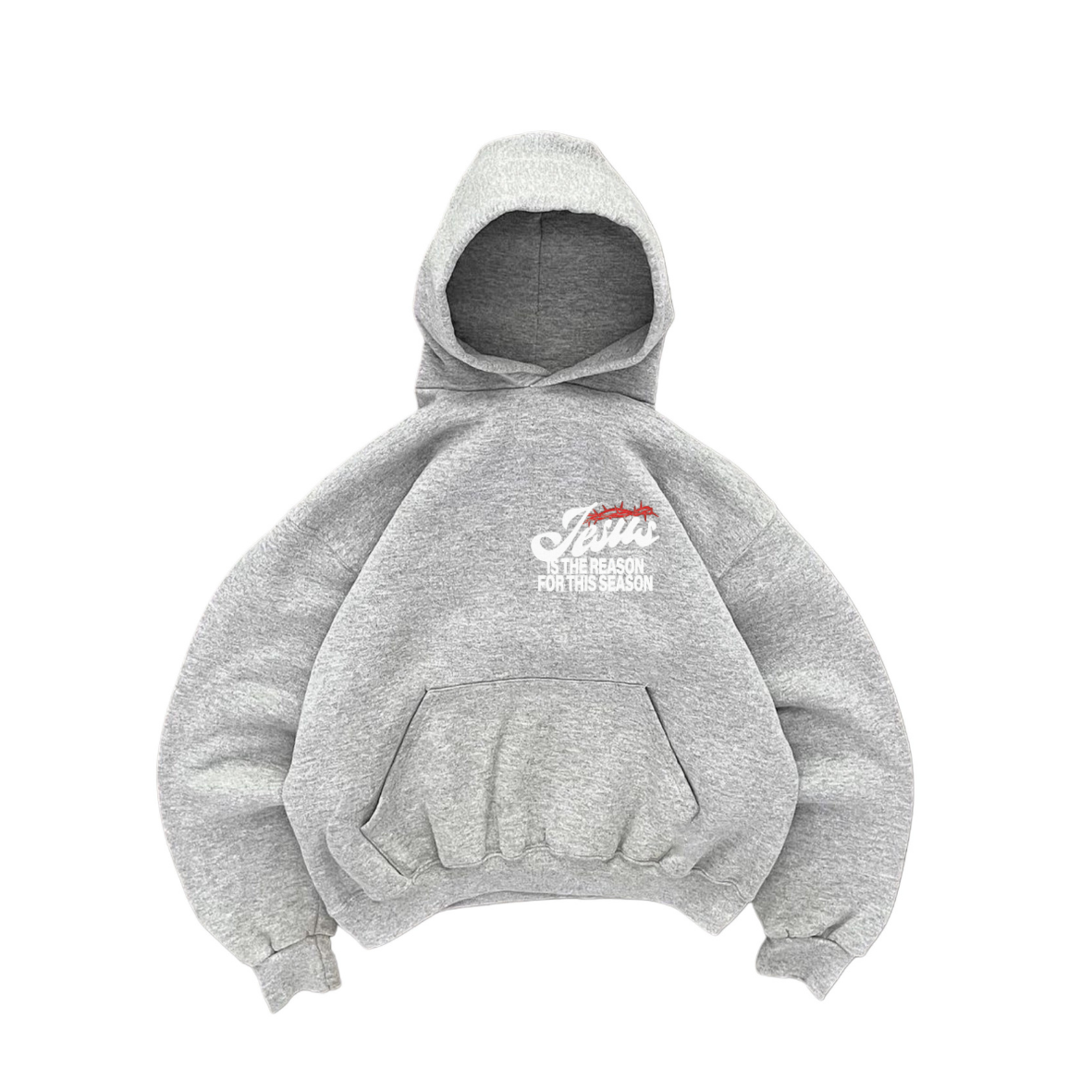 Hoodie Jesús modelo manga globo