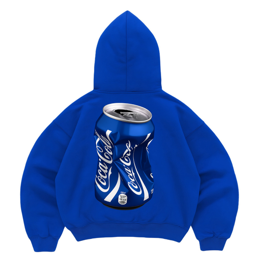 Hoodie mangas globo Coca Cola