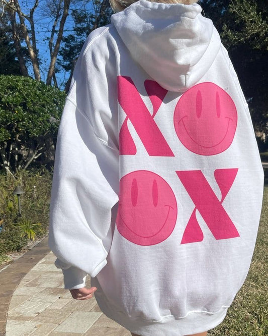 Hoodie blanco xo ox