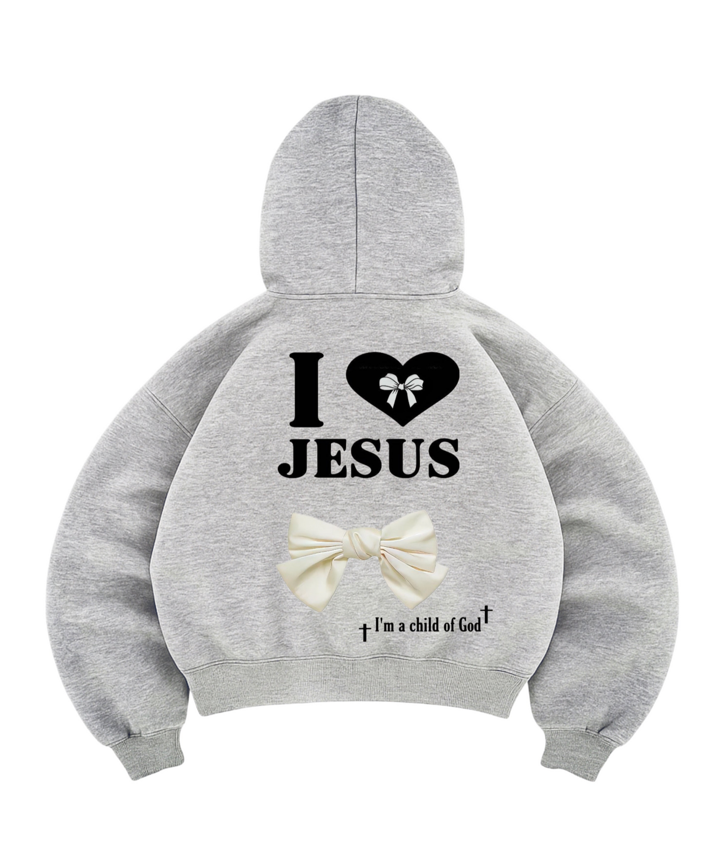 Hoodie god modelo manga globo iam Jesus