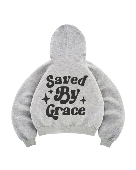 Hoodie god modelo manga globo saved by grace
