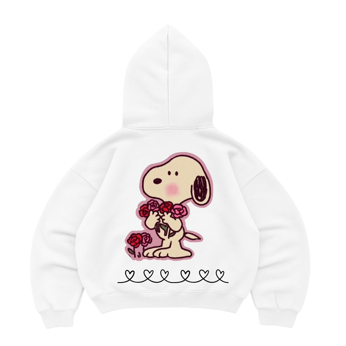 Hoodie mangas globo snoppy