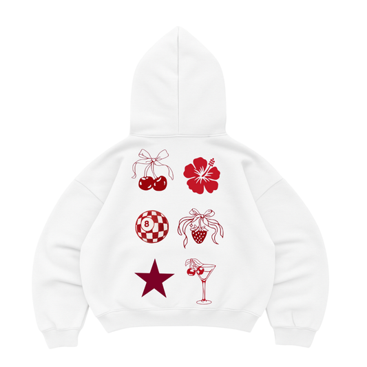 Hoodie modelo manga globo