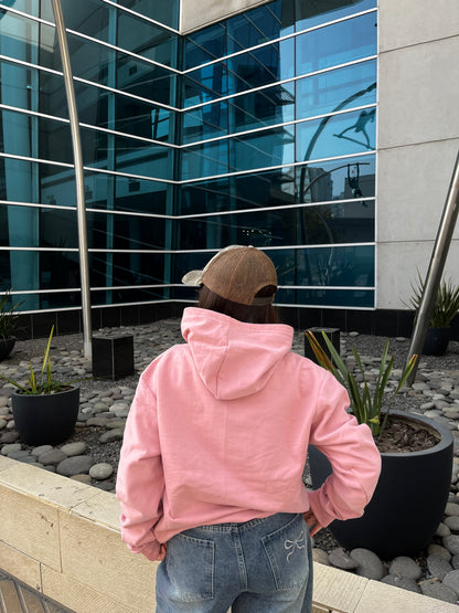 Basic palo rosa  - Hoodie Clásico