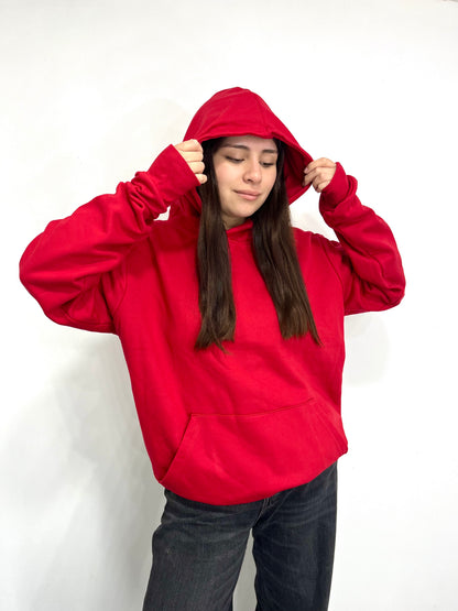 Basic Red - Hoodie Clásico
