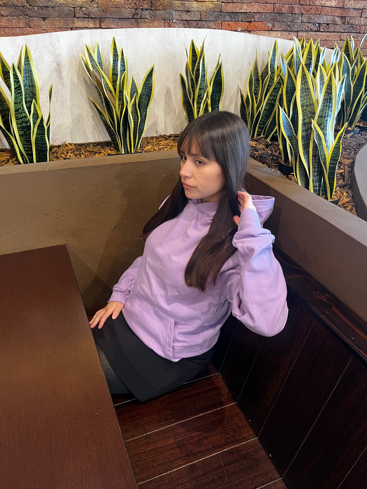 Basic lila    - Hoodie Clásico