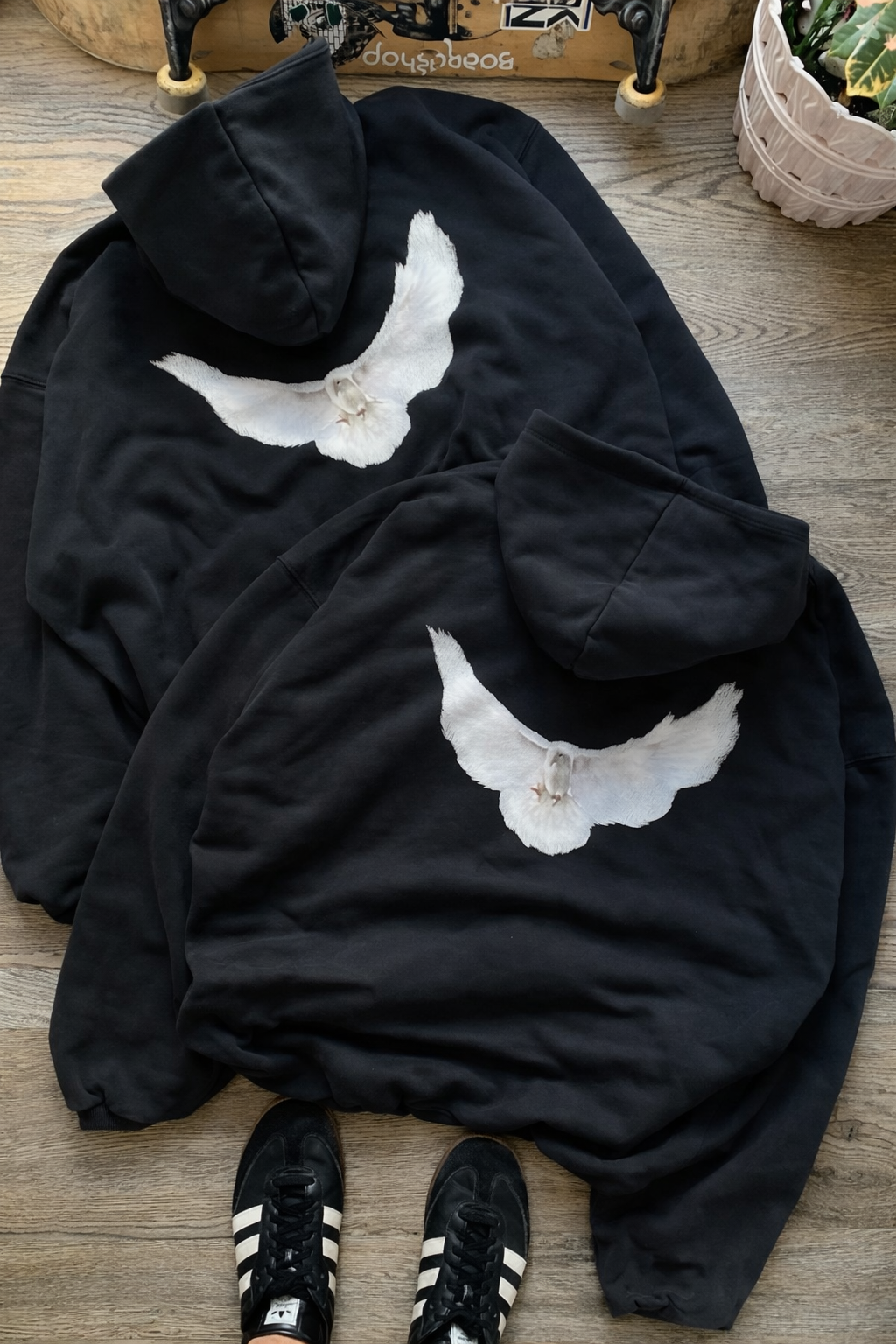 Hoodie dove mangas globo