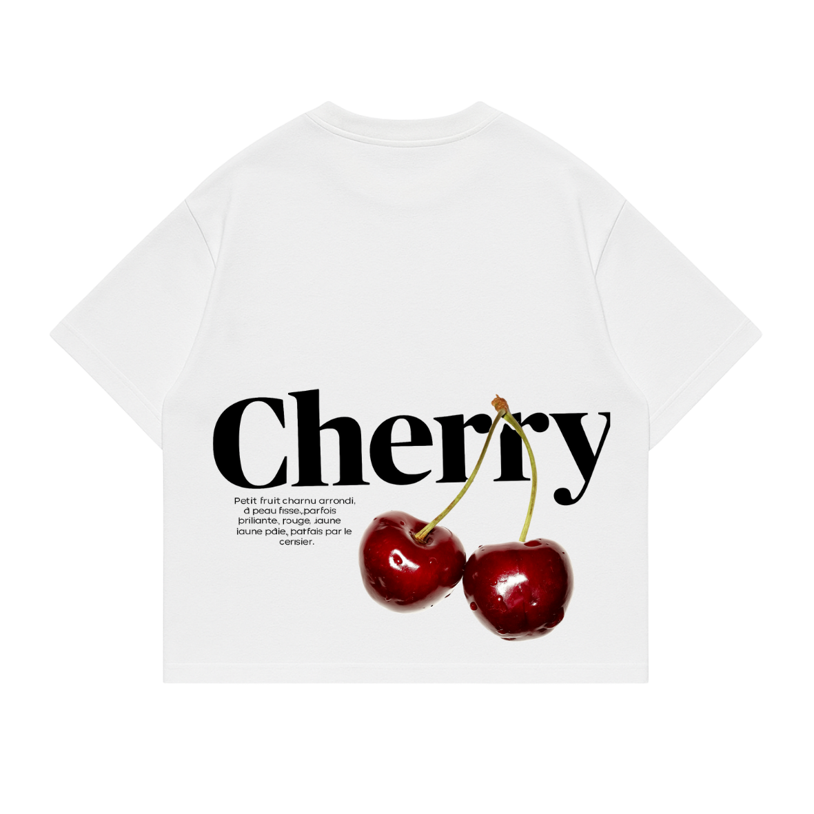 Polera boxi fit cherry