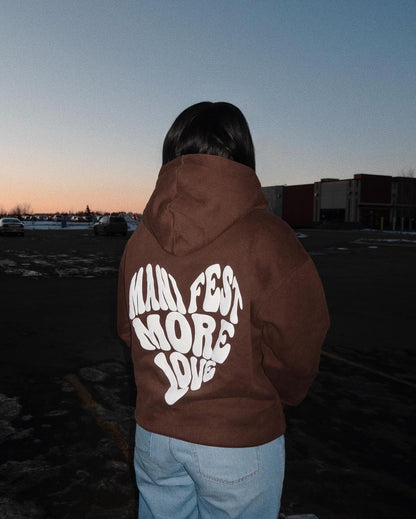 Hoodie love modelo recto