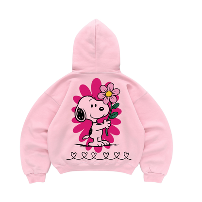 Hoodie mangas globo snoppy