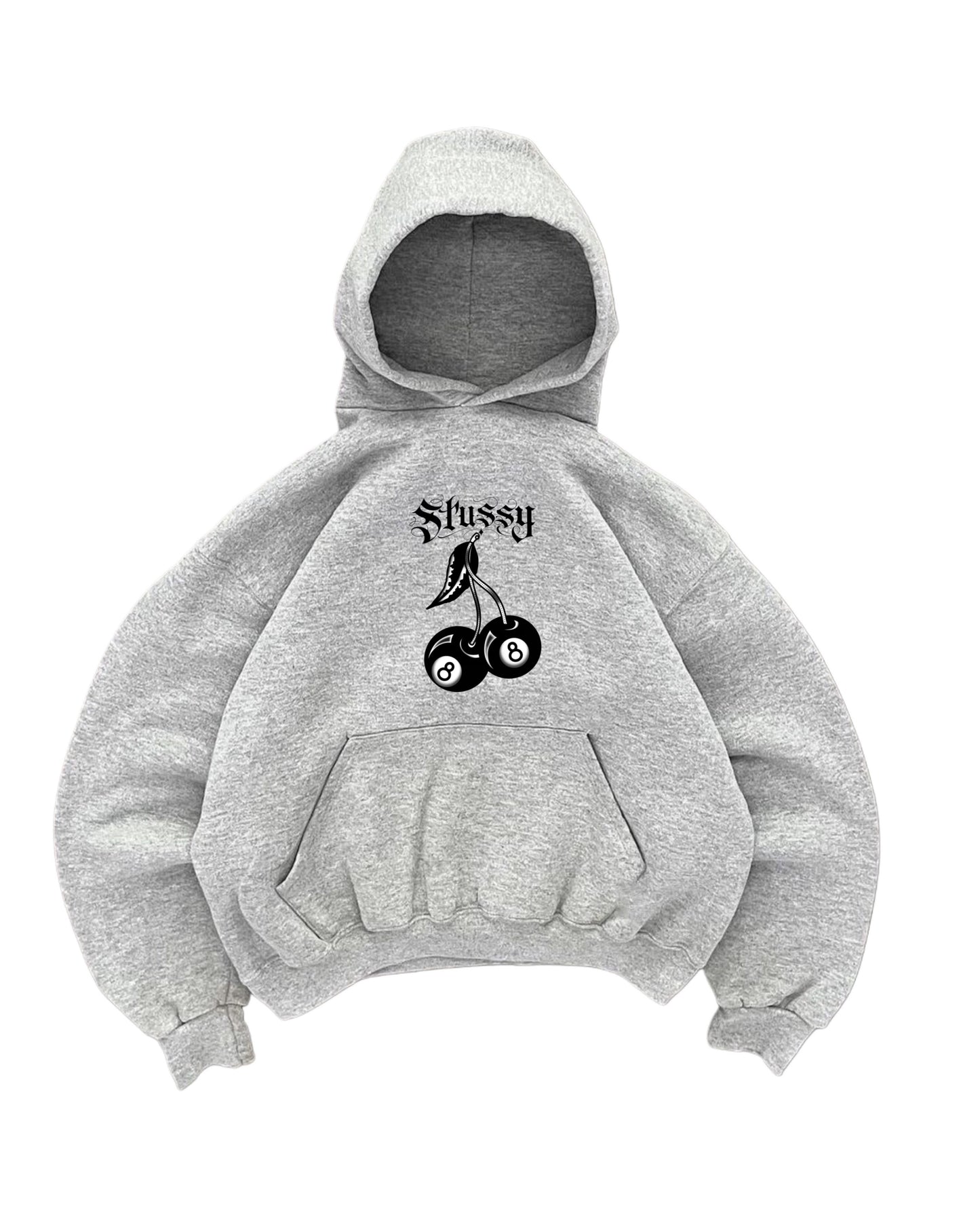 Hoodie mangas globo stussy clasico