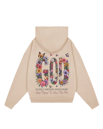 Hoodie beige God Jesús