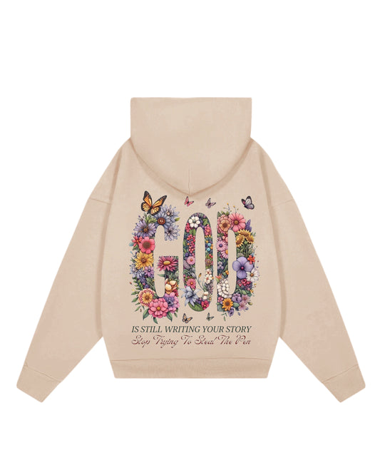 Hoodie beige God Jesús