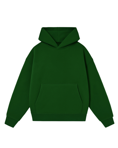 Basic Green oscuro - Hoodie Clásico
