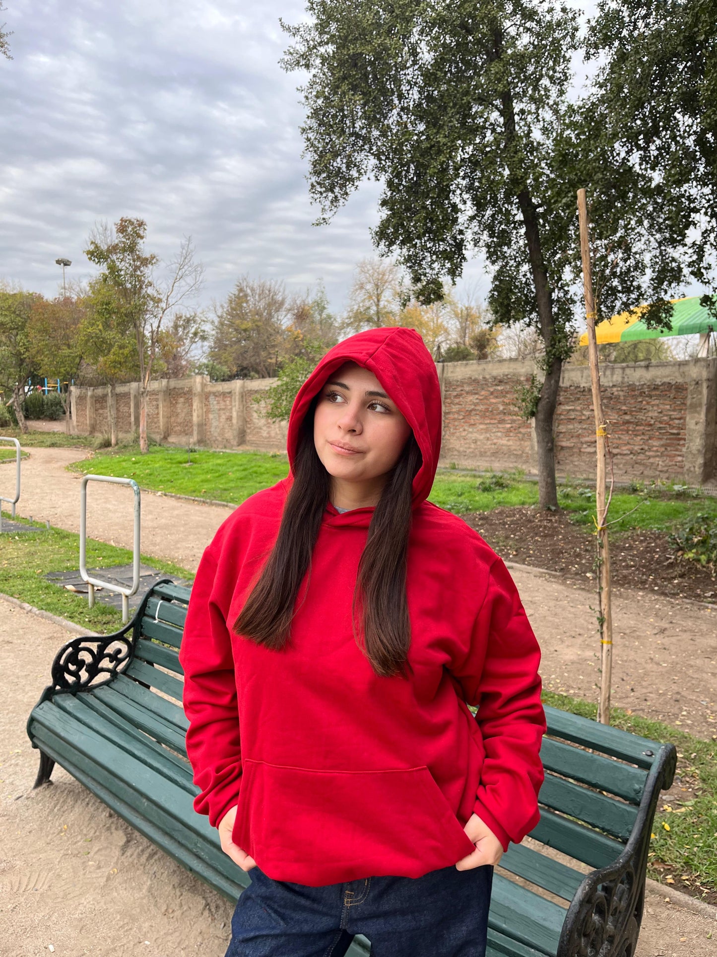 Basic Red - Hoodie Clásico