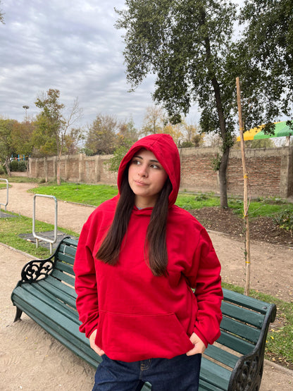 Basic Red - Hoodie Clásico