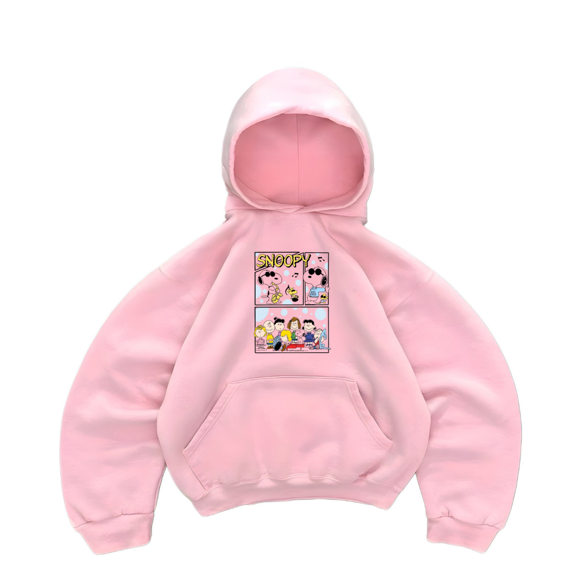 Hoodie mangas globo snoppy