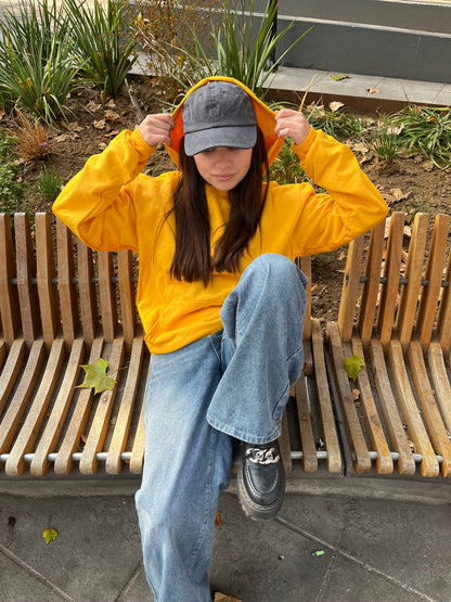 Basic Orange claro- Hoodie Clásico