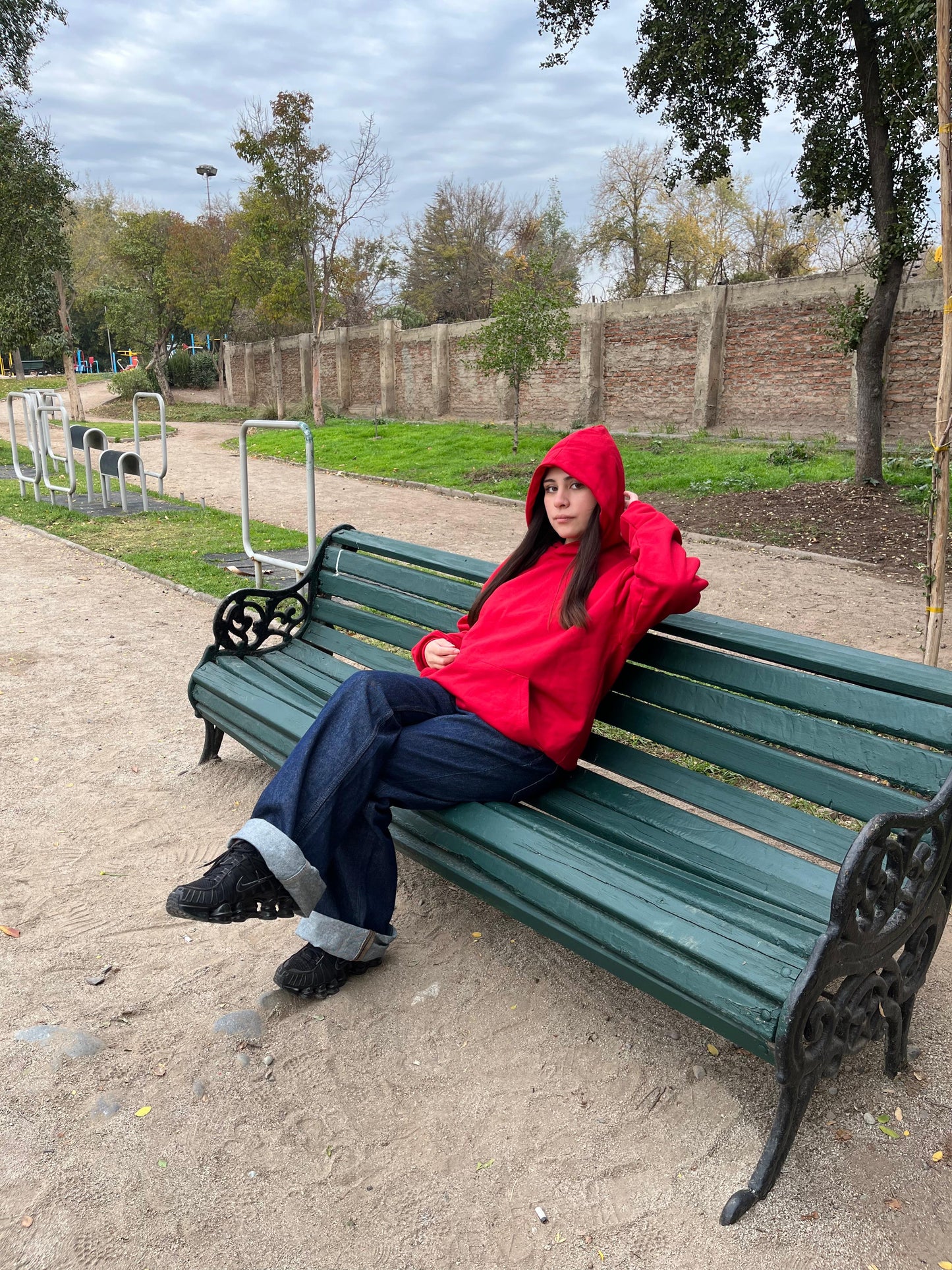 Basic Red - Hoodie Clásico