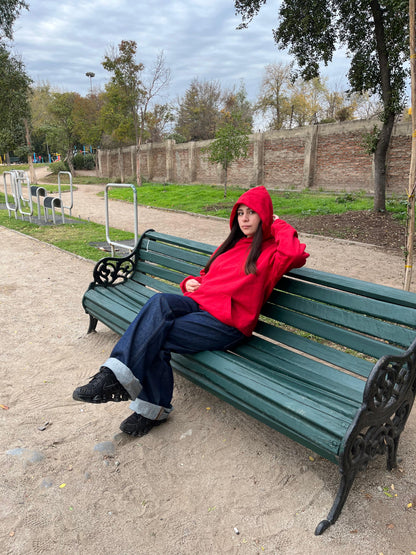 Basic Red - Hoodie Clásico