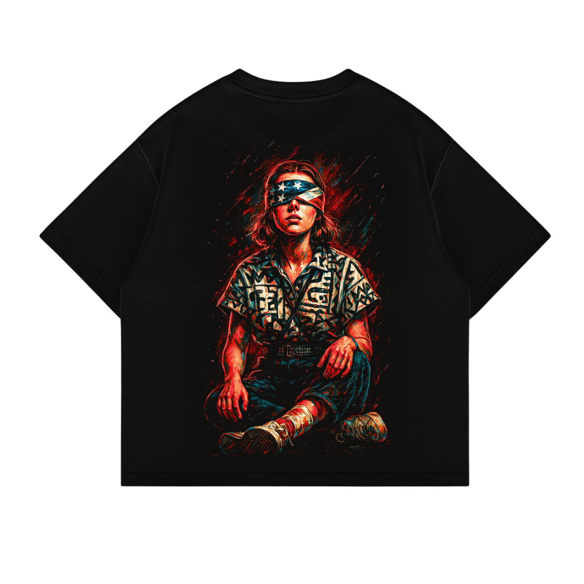 Polera boxi fit stranger things