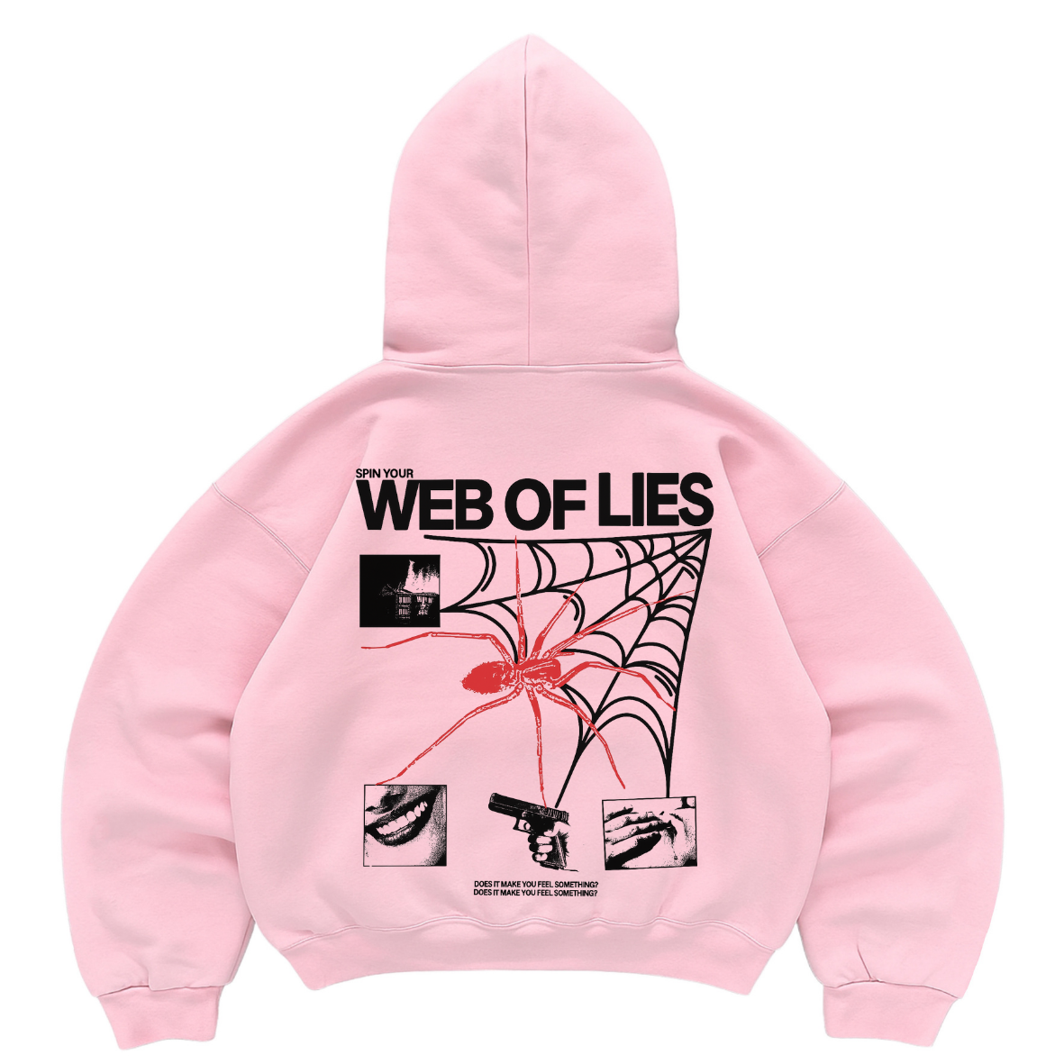 Hoodie mangas globo araña