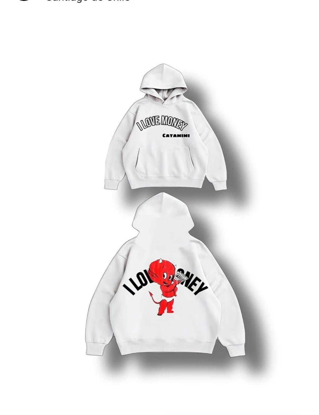 Hoodie I love money