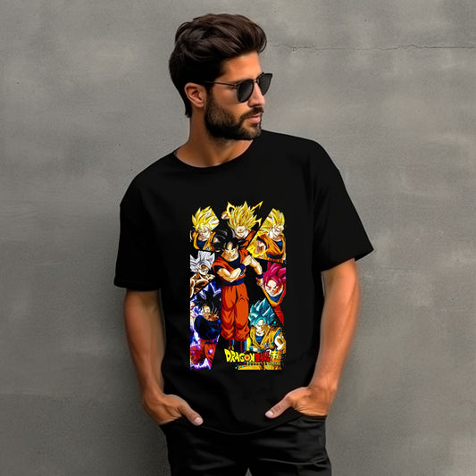 Polera semitono dragón ball #0011