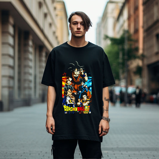 Polera urbana semitono dragón ball #0012